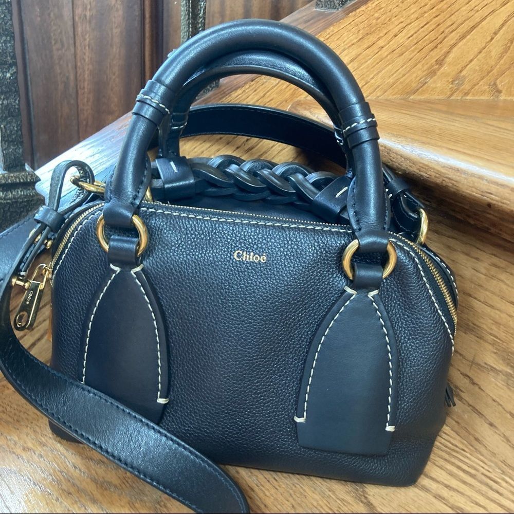 OFFERS WELCOME | Chloe Small Daria Leather Shoulder Crossbody